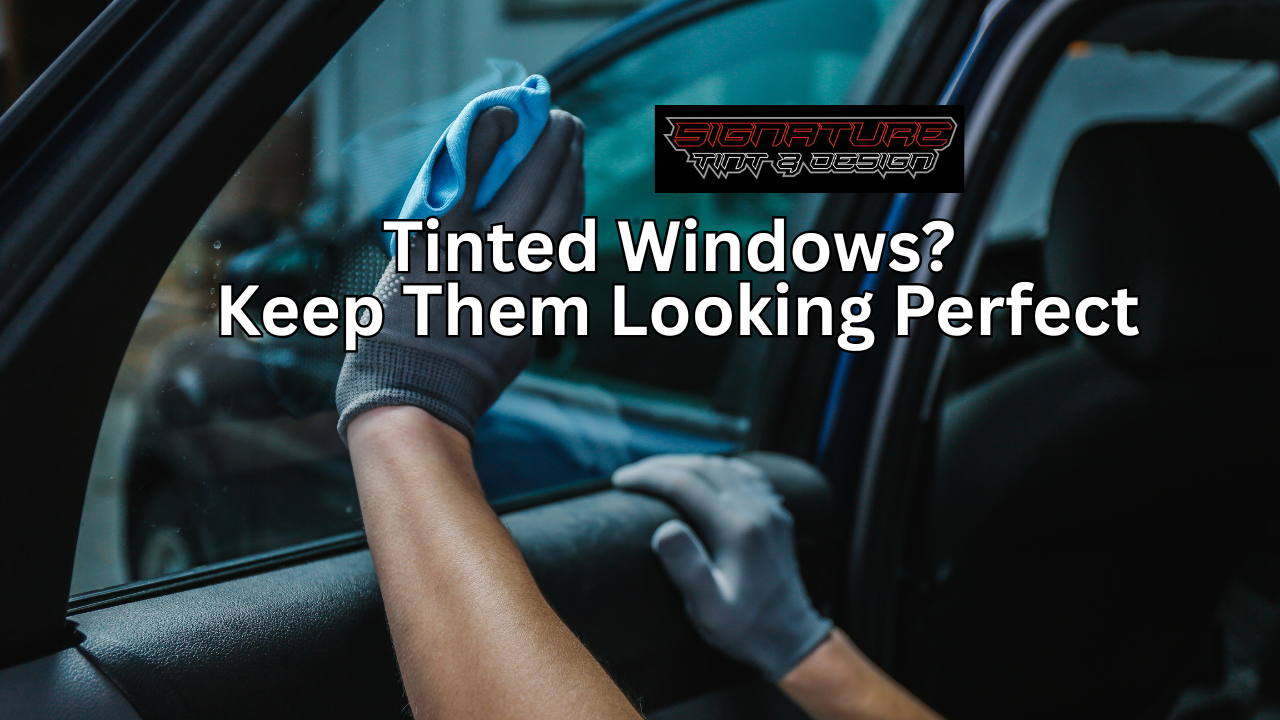 Let Your Tint Cure Before Rolling Down Windows