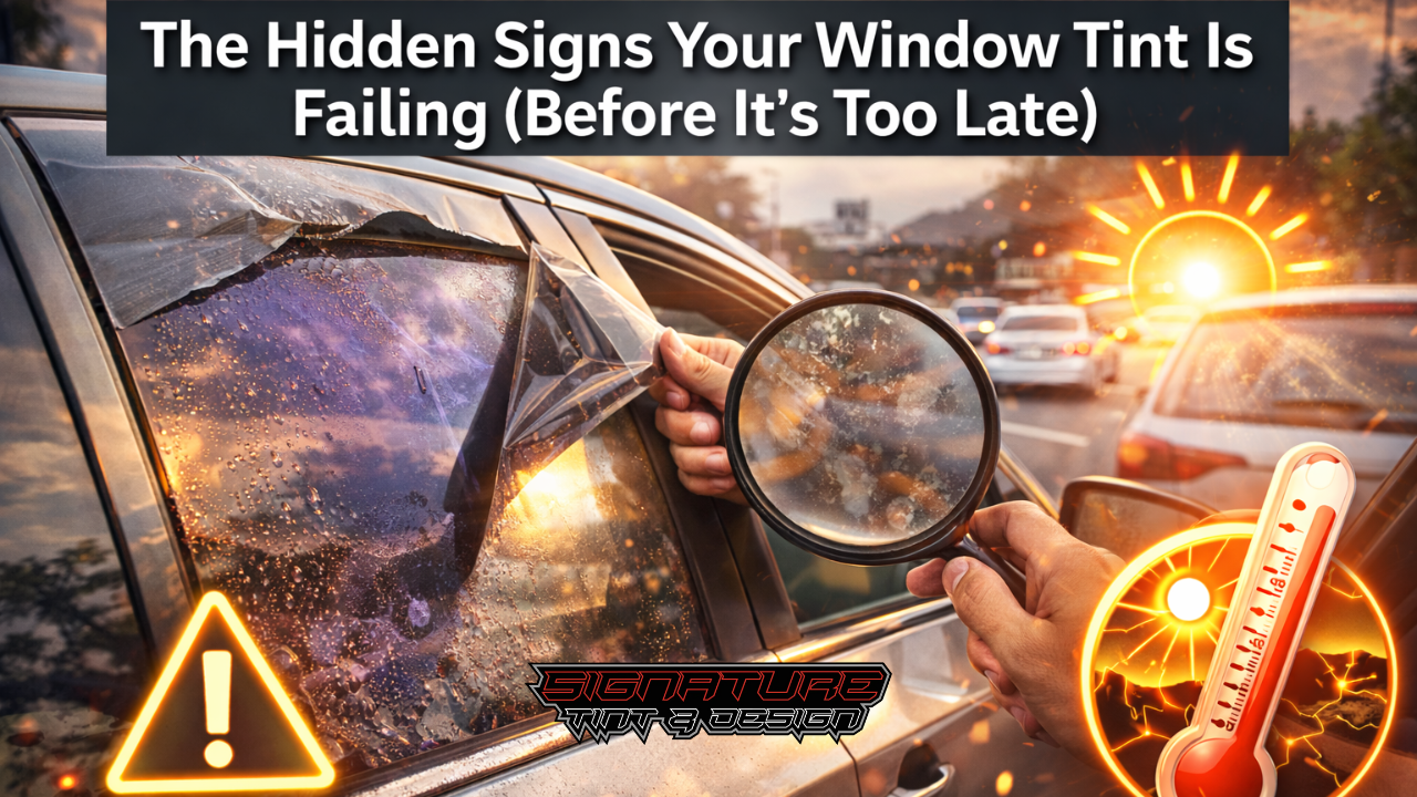 The Hidden Signs Your Window Tint Is Failing (Before It’s Too Late)